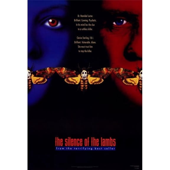 Pop Culture Graphics The Silence of The Lambs Movie Poster Print - 27 x 40