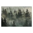 thumbnail image 2 of Awypu trees fog naturalism Wooden Jigsaw Puzzle Gift for Family Friends 1000 PCS, 2 of 4