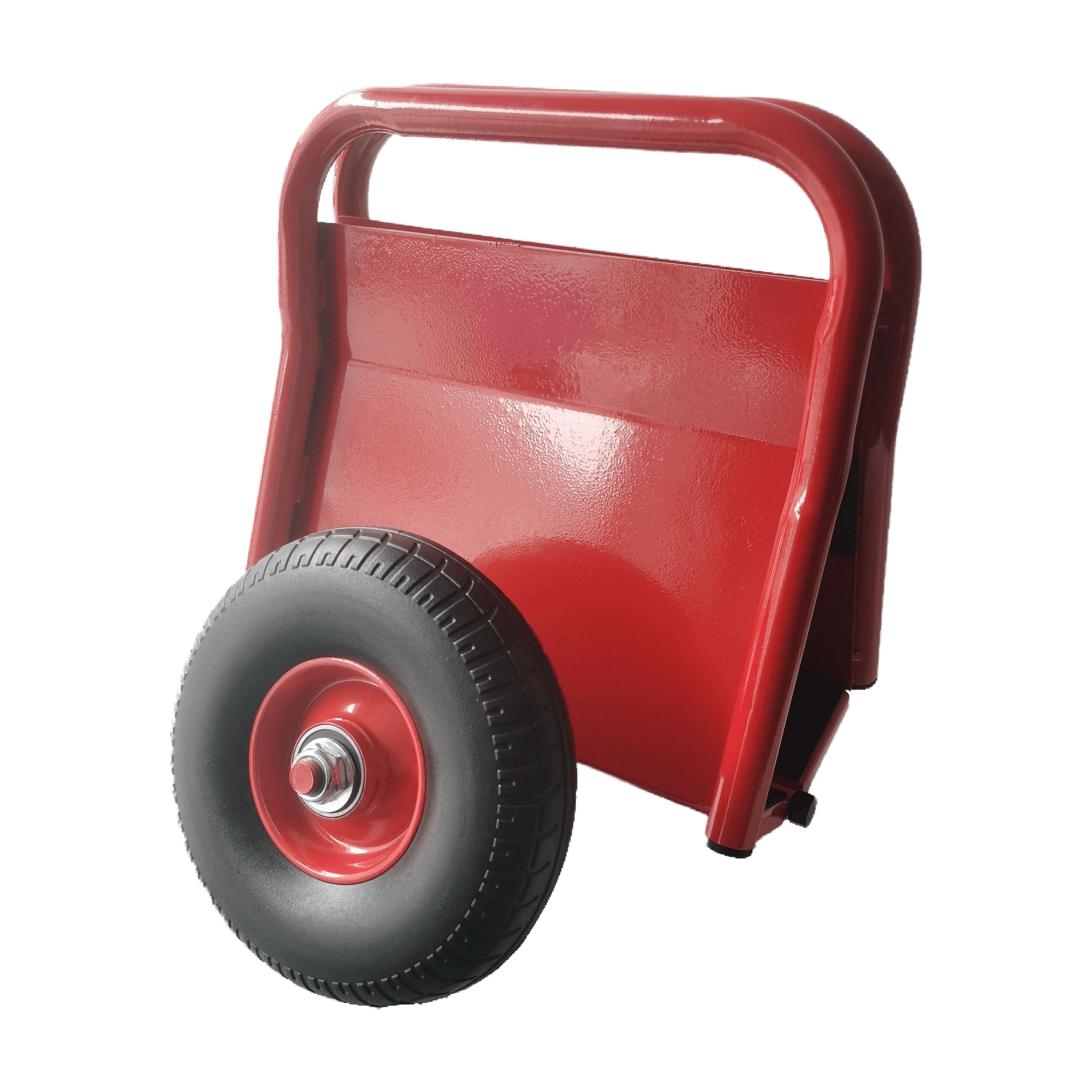 Olurrisa 1000 LB Capacity Panel Dolly with Auto-Clamp Design, Red Slab Cart with 10" Flat-Free Tires, All-Terrain Movement for Heavy Drywall and Construction Materials