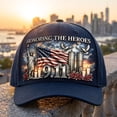 thumbnail image 4 of DORKASM 9.11 Never Forget 25th Anniversary Baseball , 2001-2026 Memorial Hat | Distressed patriotic featuring lights B One Size, 4 of 4