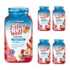 Vitafusion Fiber Well Sugar Free Fiber Supplement Gummies, Berry & Peach Flavors, 90 Count - 5 Pack