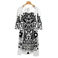 thumbnail image 4 of Kozmik Machine Sweetheart Knot Flared Dress Fashion Design Large Size Loose Dress Nuggets nuggets Computer Space, 4 of 5
