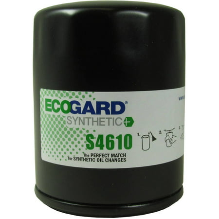 ECOGARD S4610 Spin-On Engine Oil Filter for Synthetic Oil - Premium Replacement Fits Honda Accord, Civic, CR-V, Odyssey, Pilot, Fit, Element, Ridgeline, HR-V, Insight, Crosstour, Accord (Best Oil Filter For Honda Civic)