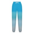 thumbnail image 5 of DeHolifer Sweatpants for Women Trendy High Waist Drawstring Gradient Color Joggers Sweatpants Straight Leg Trousers with Pocket Light Blue L, 5 of 5