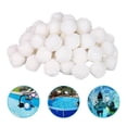 thumbnail image 2 of DOLITY Balles de Piscine Blanches pour Piscine, Aquariums, Réservoirs, Nettoyage d'Été 700 g, 2 of 8