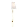thumbnail image 5 of Roxbury 2-Light Wall Sconce in Warm Brass, 5 of 5