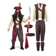 thumbnail image 1 of Disfraz de pirata caribeño de Spooktacular Creations para hombre, 1 of 7