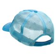 thumbnail image 3 of 1up Embroidered Low Profile Special Cotton Mesh Cap - Aqua OSFM, 3 of 5