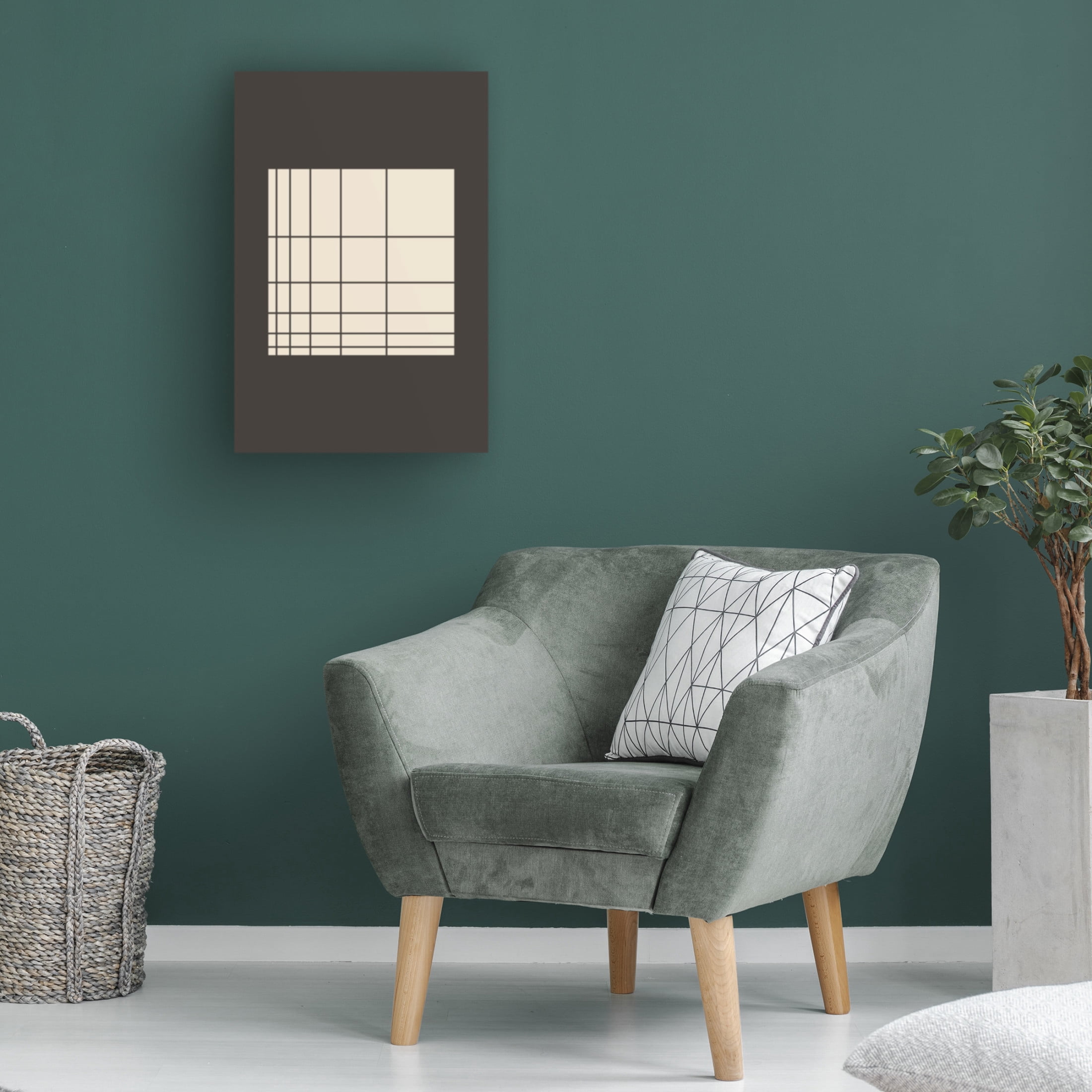 Trademark Fine Art jay stanley  Geometric Vibes 3 Canvas Wall Art