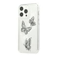thumbnail image 4 of Butterfly Pattern Case for iPhone 16 Pro, Clear Phone Case Cute Pattern for Women Girls Case, Non-Yellowing Shockproof Scratch Resistant Slim Cover for iPhone 16 Pro, Butterfly-E, 4 of 11