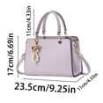 thumbnail image 5 of Dakiuu Crossbody Purses and Handbags for Women with Butterfly Pearl Charms Medium Heart Top Handle Satchels Shoulder Ladies Work Tote Bags, 5 of 9