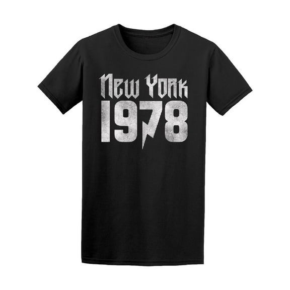 New York 1978 Thunder T-Shirt Men -Image by Shutterstock, Male Medium