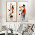 thumbnail image 1 of Designart "Colorful Suprematism Pure composition II" Abstract Suprematism Framed Wall Art Set Of 2 - Multi-Color Abstract Gallery Wall Frame Set For Home Decor, 1 of 6