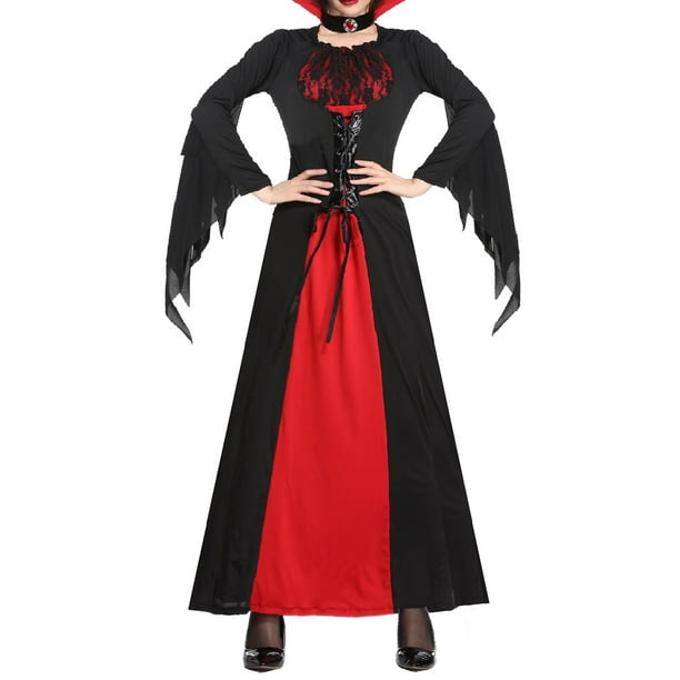 Lucakuins Disfraz de Halloween para mujer, disfraz de vampiro