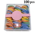 thumbnail image 2 of Élastiques à Cheveux pour Enfants - 100 Pcs Bandes Extensibles pour Queue de Cheval pour Filles, 2 of 10