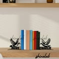 thumbnail image 4 of Shinelab Duck Metal Bookends, Duck Art Desk Decor, Animal Book End 12952, 4 of 5