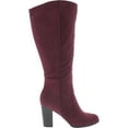 thumbnail image 2 of Style & Co. Womens Addyy Faux Suede Wide Calf Knee-High Boots, 2 of 3