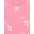 thumbnail image 3 of Garanimals Toddler Girl Printed Fleece Sweatshirt with Long Sleeves, Sizes 2T-5T, 3 of 4