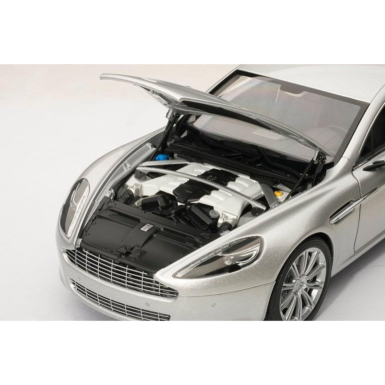 Aston Martin Rapide Silver 1/18 Diecast Model Car by Autoart