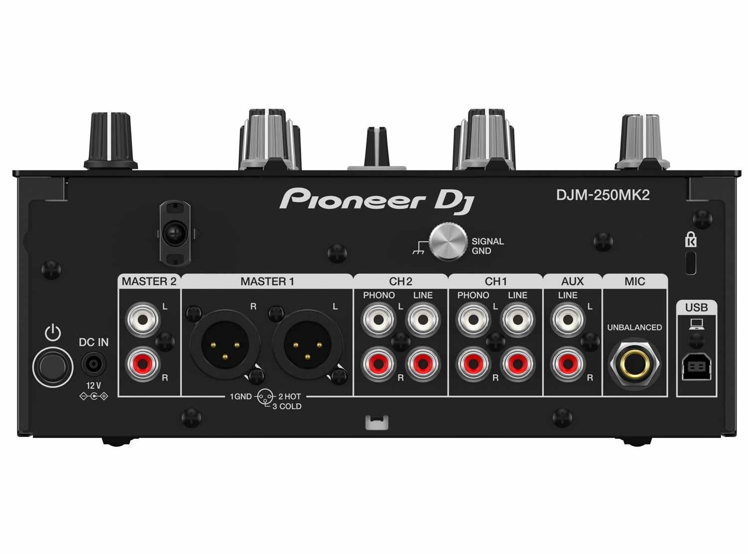 Pioneer DJ DJM-250MK2 2-Channel DJ Mixer With rekordbox