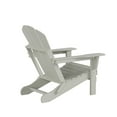 thumbnail image 6 of WestinTrends Malibu Outdoor Lounge Chair Set, 4-Pieces Adirondack Chair Set of 2 with Ottoman, All Weather Poly Lumber Patio Lawn Folding Chair for Outside Pool Beach, Sand, 6 of 10