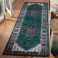 thumbnail image 2 of SAFAVIEH Vintage Hamadan Pascal Oriental Runner Rug, Green/Black, 2'3" x 8', 2 of 8
