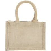 Burlap Bag 8"X4"X6"-Natural