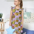 thumbnail image 4 of Vsdgher Chemises de Nuit Avocats Dessin Animé pour Filles Manches Courtes à Volants Robe de Nuit Pyjama pour Fête Pyjama-Moyen, 4 of 6