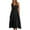 Black., variant on Akafmk Summer Dresses for Women Casual Dresses,Solid Color V-Neck Long Dress Sleeveless Spaghetti Straps Maxi Dresses Cotton Linen Boho Dress