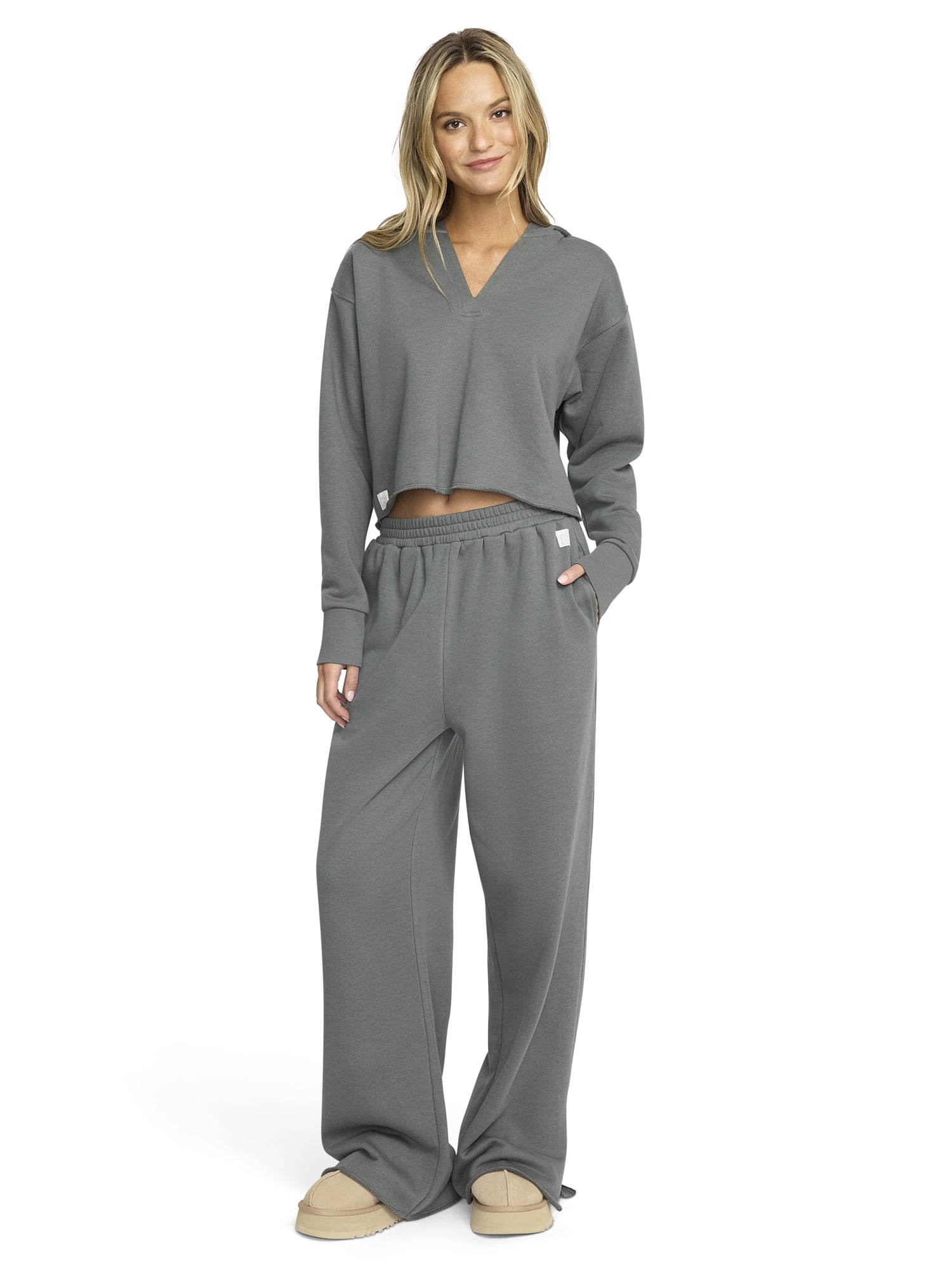 Mills by Millie Bobby Brown Women's Cropped Hoodie, Sizes XXS-XXL