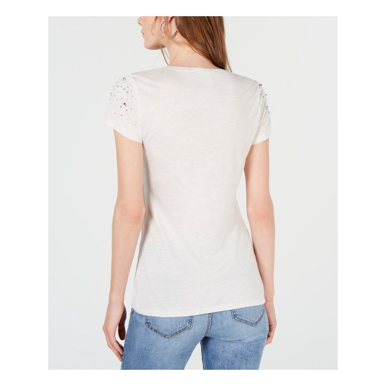 NY APPLE ladies v-neck (grey)