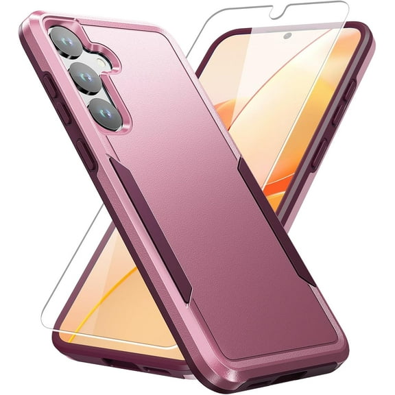 MYKOMI for Samsung Galaxy S25 Plus Case,Galaxy S25 Plus Case with HD Screen Protector [Military Grade Drop Tested] Heavy-Duty Tough Rugged Shockproof Protective Case for Samsung S25 Plus