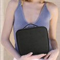 thumbnail image 4 of Estuche de Maquillaje de Viaje Bolsa de Cosm&eacute;ticos - Profesional Organizador de Maquillaje Port&aacute;til Impermeable con Divisor Ajustable, Bolsa de Almacenamiento para Cosm&eacut, 4 of 9