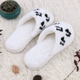 thumbnail image 6 of Gaexia Womens Slippers Size 8,Winter Slippers Cozy Indoor Shoes With Adorable Puppy Print Design Warm Comfortable Home Footwear,Funny Slippers, 6 of 7