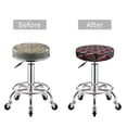thumbnail image 3 of Uemuo Red And Blue Cars Pattern Round Bar Stool Seat Covers Washable Stool Cushion Slipcover Elastic Bar Chair Covers-, 3 of 7