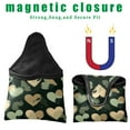 thumbnail image 2 of Golf Club Head Cover Waterproof Leather Golf Headcovers Velvet Lined Golf Cover,Golf Club Covers for Driver Club Head Covers for Women Men Light Green Heart Pattern, 2 of 5