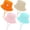 Orange, Camel, Pink, Sky Blue, variant on 4 Pack Baby Sun Hat Breathable Smile Bucket Hat Toddler Sun Protective Bucket Hat Adjustable Cap for Baby Girl Boy