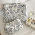 thumbnail image 2 of Wholesale Vintage Flower Women Cosmetic Bag Portable Zipper Makeup Travel Organizer Female Handbag Toiletry Quilting Pouch (Tote), 2 of 7