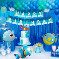 thumbnail image 3 of Decoraciones Para Fiestas Bajo El Mar Peces, Azul, 3 of 5