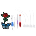 thumbnail image 4 of Punch Needle Set Embroidery Stitching Craft Tool TPR Handle DIY Sewing Threading Device, 4 of 10