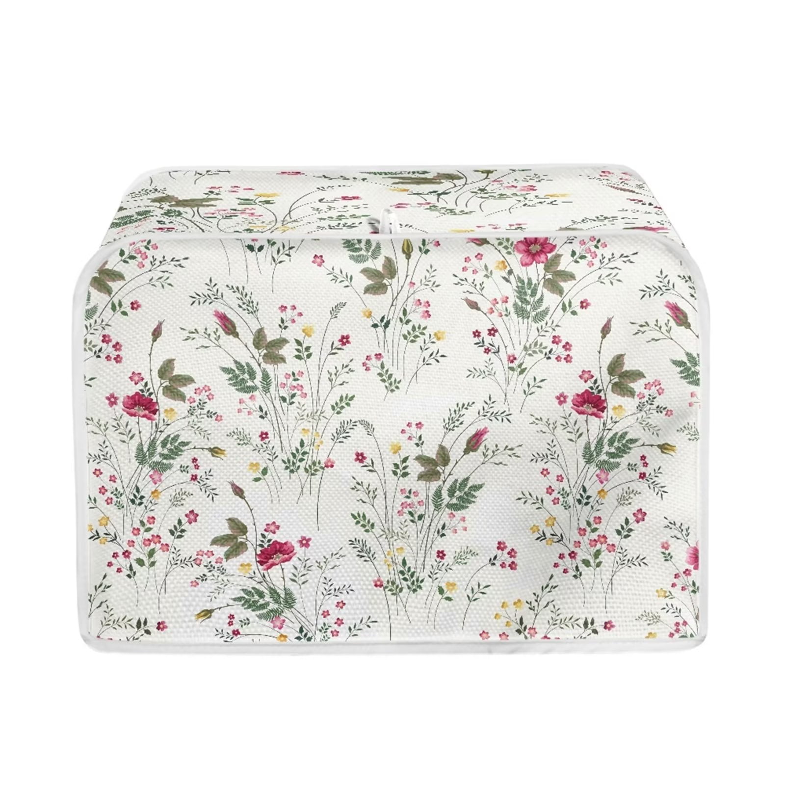 FKELYI Flower Leaves Toaster Covers Washable Wide Slot Toaster Covers 2