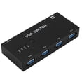 thumbnail image 4 of Moyic Conmutador VGA 4 en 1, caja convertidora de conmutador de vídeo VGA, amplificador de señal HD, adaptador divisor de refuerzo para PC, y Sistemas de cine en casa, 4 of 6