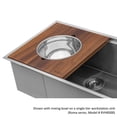 thumbnail image 7 of Ruvati 17 x 16 inch Dual-Tier Replacement Wood platform, 7 of 7