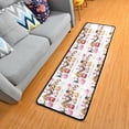 thumbnail image 3 of SKYSONIC 2'X6' Happy Valentine's Day Runner Rug with Rubber Backing, Cute Puppy Heart Non Slip Entryway Rug Runner Washable Soft Area Rug Carpet for Hallway Bedroom Kitchen Decor, 3 of 6