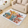 thumbnail image 1 of Cartoon Animal Carpet,4x5 Area Rug, Non Slip Low Pile Soft Machine Washable, Cute Giraffe Area Rugs, Cartoon Cute Animal Rugs for Bedroom Living Room Rug 8i&-55, 1 of 7