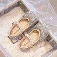thumbnail image 5 of NOKIO Children'S Mary Jane Flats Girls' Stylish Sandals Bowknot Performance Dance Shoes For Girls Childrens Shoes Pearl Rhinestones Shining Kids Princess Shoes Gel Sandals For Toddler Girls, 5 of 6