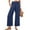 Blue #026, variant on Women's High Waisted Wide Leg Pants 2026 Spring Flattering Slimming Trousers with Pockets for a Polished Professional and Casual Look