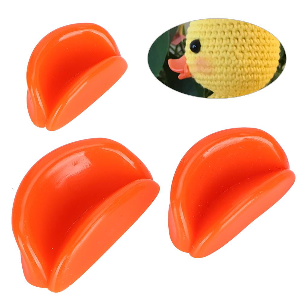 Pack of 10 Pieces Safety Plush Mouths for Various Duck Toy DIY Sewing Crafts