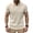 Beige, variant on FAWUUDO Men's Knit Shirts Solid Color Casual Button Lapel Breathable Quick Dry Slim Fit Short Sleeve H-Rose Gold