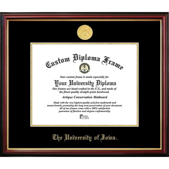 Iowa Petite Diploma Frame